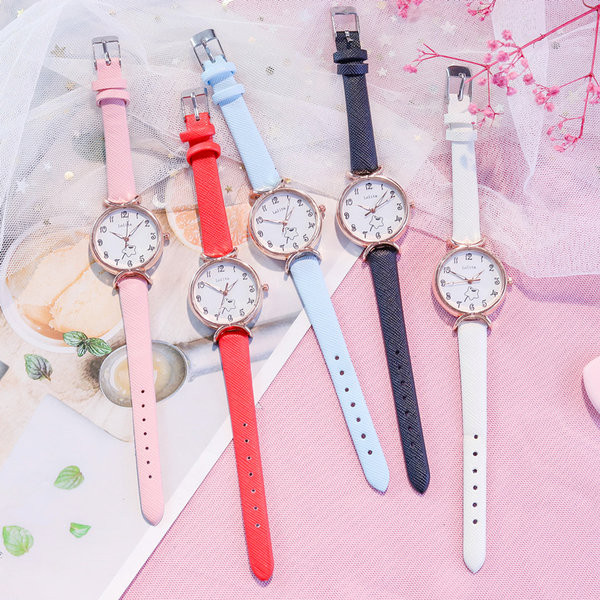 Водоустойчив детски часовник с кръгъл циферблат