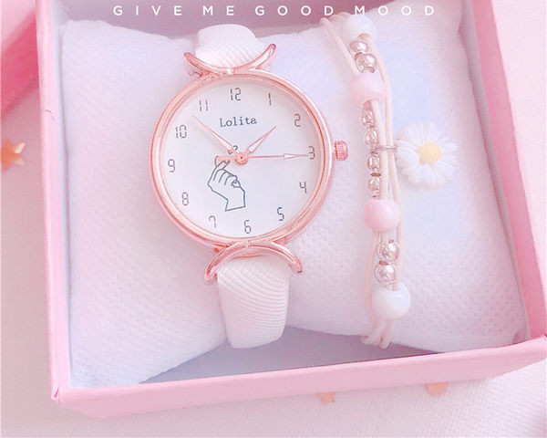 Детски кожен часовник в различни цветове 