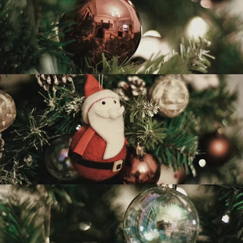 1Κουτί 24/36τμχ Χριστουγεννιάτικη Μπάλα Χριστουγεννιάτικο Δέντρο Στολίδι Σπίτι Χριστουγεννιάτικο Κρεμαστό Κρεμαστό Διακόσμηση Πρωτοχρονιάς Δώρο Navidad 2022