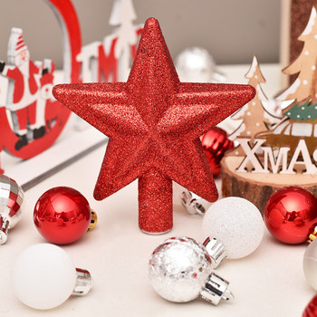 30 τμχ/σετ Χριστουγεννιάτικες μπάλες για στολίδια Κρεμαστό χριστουγεννιάτικο δέντρο Κρεμαστό στολίδι Star Topper Noel Navidad Διακόσμηση για το σπίτι Πρωτοχρονιάτικο δώρο