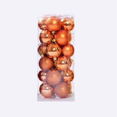 PGY 24PCS Χριστουγεννιάτικες Μπάλες Διακοσμήσεις Χριστουγεννιάτικου Δέντρου Χριστουγεννιάτικα στολίδια 3cm/4cm/6cm/8cm Μπάλα από πολυστυρένιο ΗΠΑ Δώρα Πρωτοχρονιάς Αρχική Α