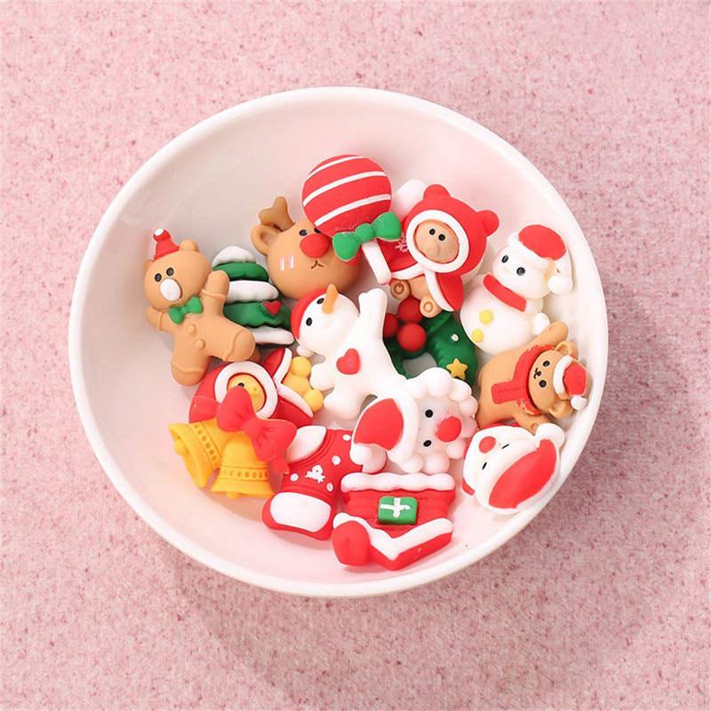 Изработка на кабошон Направи си сам калъф за телефон Коледна елха Висулка Кръпка Декорация Смола Фиби Аксесоари Коледни орнаменти