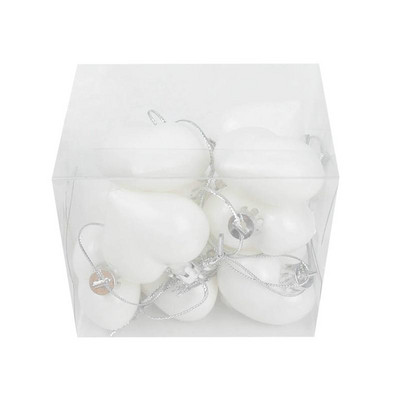 12 τμχ Heart Star Shape Christmas Ball Χριστουγεννιάτικο δέντρο πλαστικό κρεμαστό μενταγιόν Στολίδι Πρωτοχρονιάτικο πάρτι για το σπίτι Φεστιβάλ