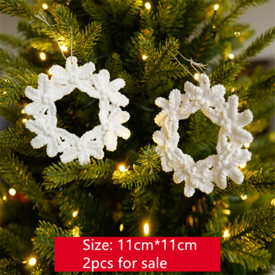 2022 Xmas 3D DIY Μίνι κρεμαστό χριστουγεννιάτικο δέντρο Διακόσμηση Χριστουγεννιάτικου πάρτι Χριστουγεννιάτικο στολίδι Χριστουγεννιάτικο δέντρο με νιφάδα χιονιού