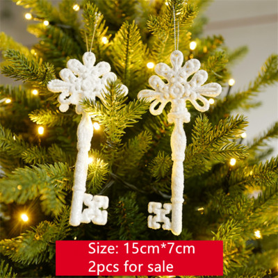 2022 Xmas 3D DIY Μίνι κρεμαστό χριστουγεννιάτικο δέντρο Διακόσμηση Χριστουγεννιάτικου πάρτι Χριστουγεννιάτικο στολίδι Χριστουγεννιάτικο δέντρο με νιφάδα χιονιού