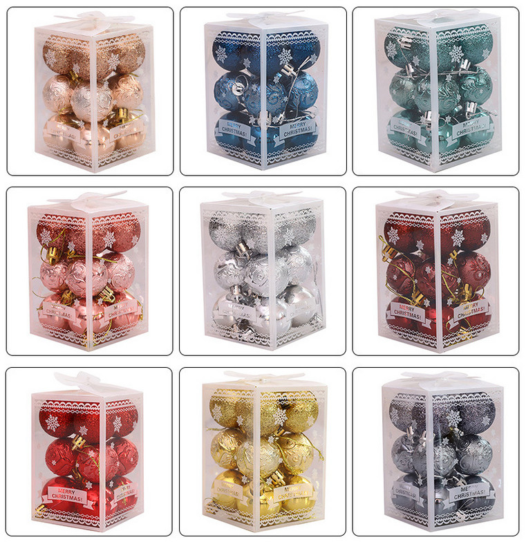 12 бр. 9 цвята Висококачествена коледна топка Коледна елха Висулка Весела Коледа Декор за дома 2022 Честита Нова Година Naviidad Favo