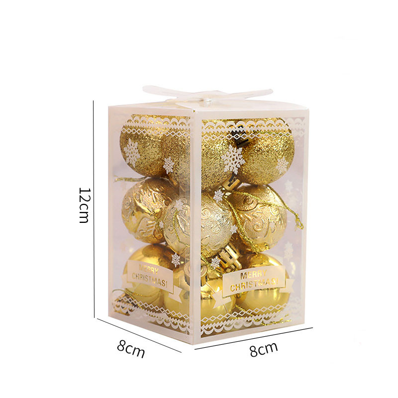12 бр. 9 цвята Висококачествена коледна топка Коледна елха Висулка Весела Коледа Декор за дома 2022 Честита Нова Година Naviidad Favo