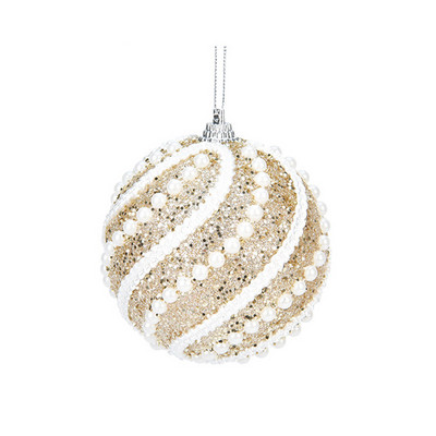 Υψηλής ποιότητας Merry Christmas Rhinestone Balls Glitter For Home Χριστουγεννιάτικες μπάλες από αφρό που κρέμονται στολίδι Χριστουγεννιάτικες μπάλες διακόσμησης
