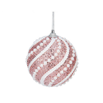 Υψηλής ποιότητας Merry Christmas Rhinestone Balls Glitter For Home Χριστουγεννιάτικες μπάλες από αφρό που κρέμονται στολίδι Χριστουγεννιάτικες μπάλες διακόσμησης