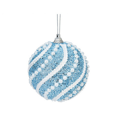 Υψηλής ποιότητας Merry Christmas Rhinestone Balls Glitter For Home Χριστουγεννιάτικες μπάλες από αφρό που κρέμονται στολίδι Χριστουγεννιάτικες μπάλες διακόσμησης