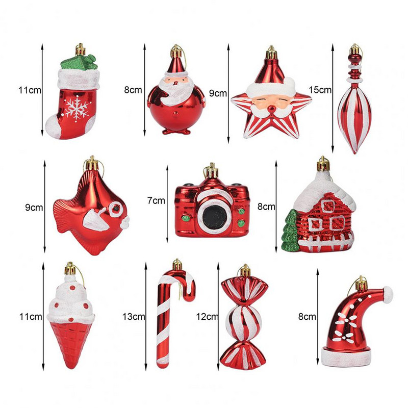 1 чифт висящи орнаменти за коледно дърво Дядо Коледа Снежен човек Празнична декоративна висулка Кукла за парти Нова година Направи си сам коледен подарък