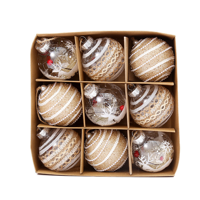 Креативен дизайн на оформление на коледно място Декоративна топка Коледен подарък Топка