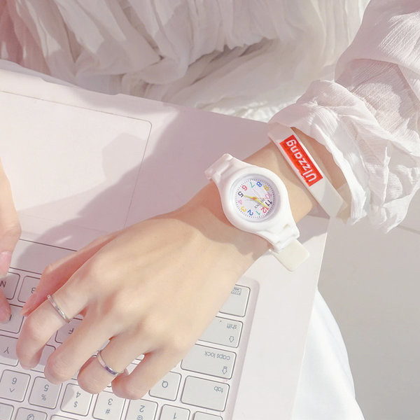 Ceas casual pentru copii cu curea din silicon