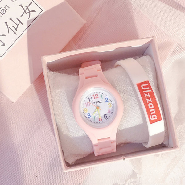 Ceas casual pentru copii cu curea din silicon