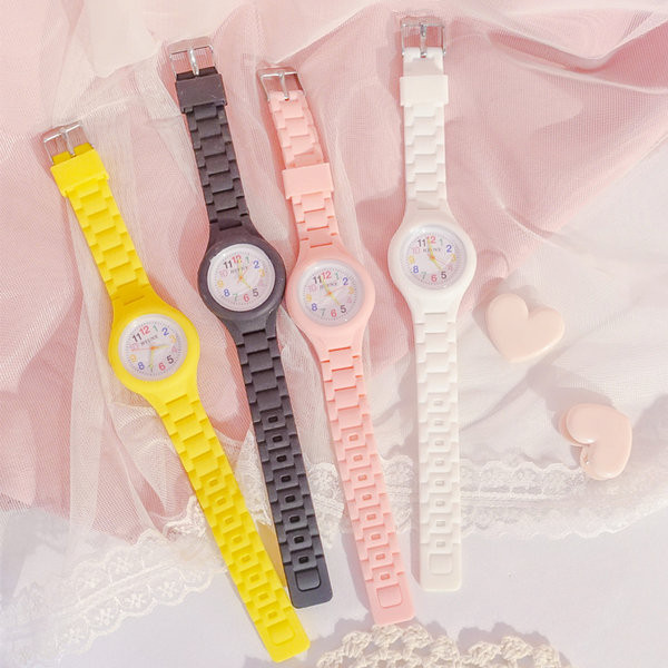 Ceas casual pentru copii cu curea din silicon
