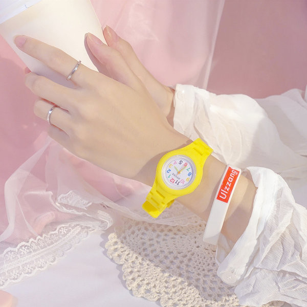Ceas casual pentru copii cu curea din silicon