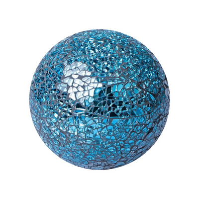 1 tk Mosaiikkeralised klaaskuulid, dekoratiivsed jõulupeoks kodukaunistusega laua keskosa ümmargune kuldkuuli festivali ornament