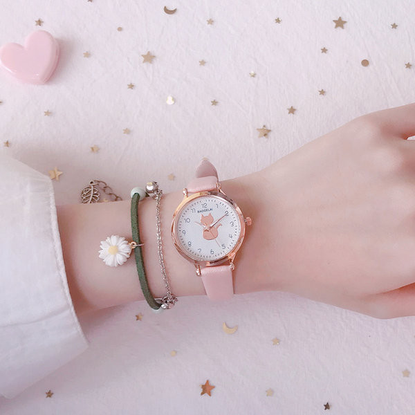 Водоустойчив детски часовник с каишка от еко кожа