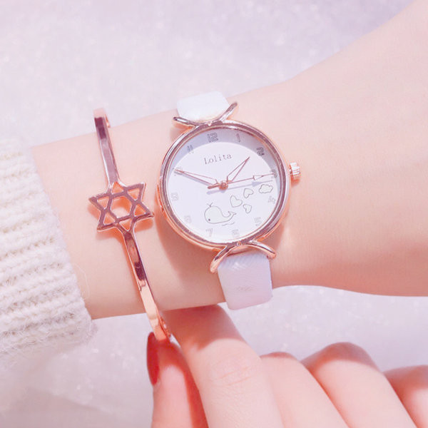 Детски кожен - часовник в няколко цвята 