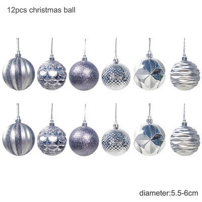 2022 Navidad Decor Roosa Kuld Punased Jõulupallid Kaunistused Jõulupuu kaunistused Mänguasjad koju Noeli peokaunistused