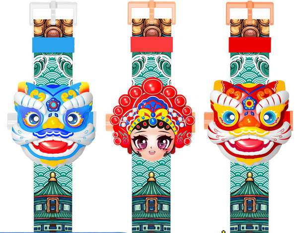 Детски прожекционен часовник с апликация 