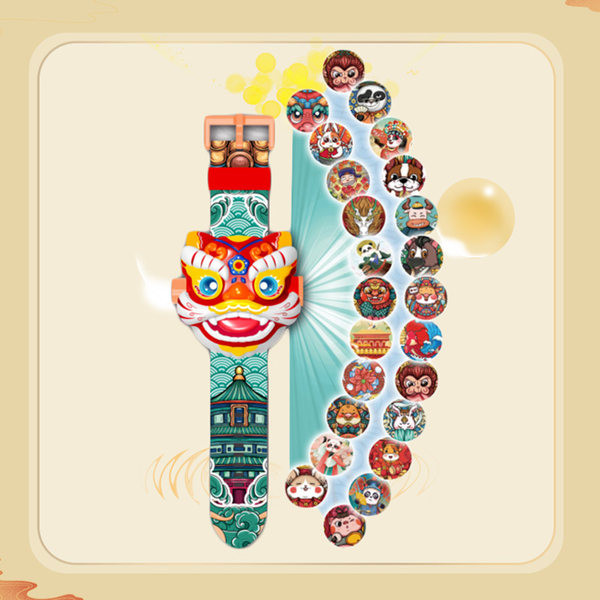 Детски прожекционен часовник с апликация 