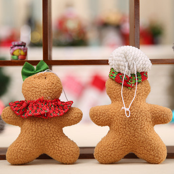 Коледна украса Navidad Gingerbread Man Snowman Chrismas Tree Pendant Decoration New Year Noel Decor for Home Ornaments