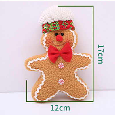 Božićni ukrasi Navidad Gingerbread Man Snjegović Božićno drvce Privjesak Dekoracija Nova godina Noel Dekor za kućne ukrase