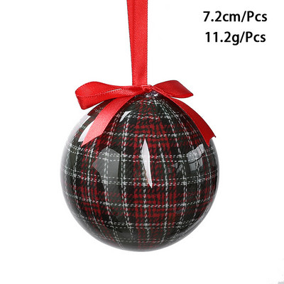 Värvilised pallid 2023. aasta jõuluballi kaunistused jõulukuuse kaunistamiseks mõeldud kaunistused 7,2 cm XMAS Ball Festivali riietustarbed