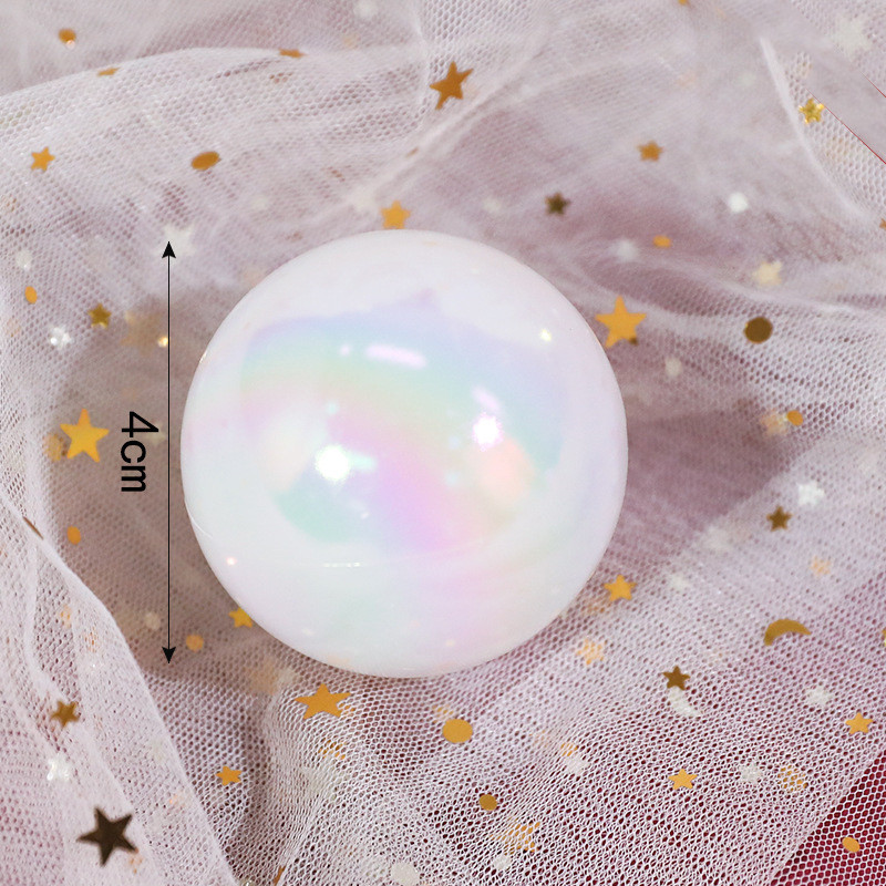 10 бр./комплект от коледни прозрачни цветни топки Декорация на дома Сватбена градинска елха Висящо парти Декорация за подарък 3/4/5 см