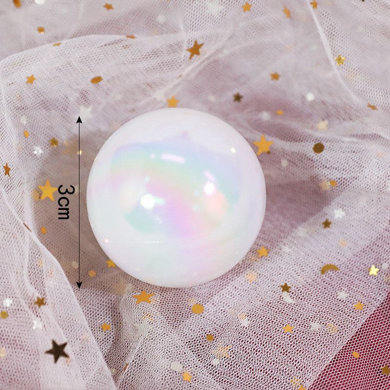 10 бр./комплект от коледни прозрачни цветни топки Декорация на дома Сватбена градинска елха Висящо парти Декорация за подарък 3/4/5 см