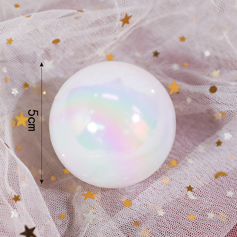 10 бр./комплект от коледни прозрачни цветни топки Декорация на дома Сватбена градинска елха Висящо парти Декорация за подарък 3/4/5 см