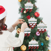 Jõuluripats DIY isiklik pere jõulukaunistused koju 2022 Navidadi rippuv jõulupuu ornament Uusaasta 2023