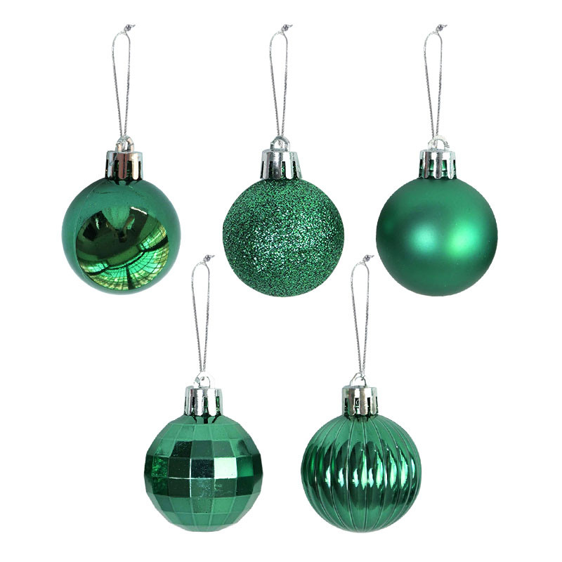 34tk/karp Plastikust jõulukaunistused pallid 4cm kuuseehted kaunistused jõulurippuvad pallid mänguasjad Navidad kingitus