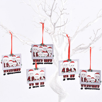 Коледна висулка Направи си сам Лични семейни коледни украси за дома Коледна елха Висящ орнамент Нова година 2023
