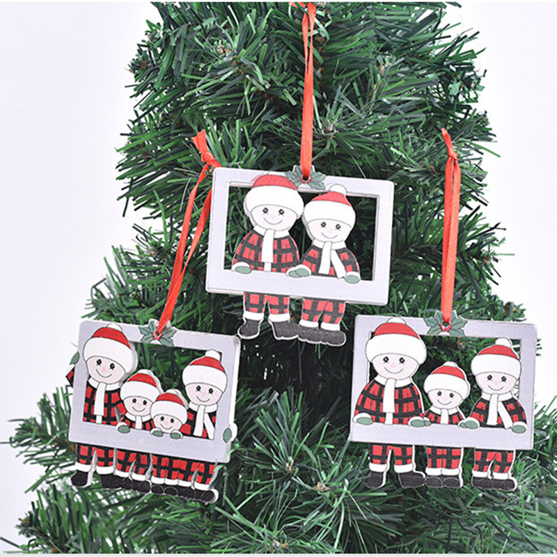 Jõuluripats DIY isiklikud pere jõulukaunistused koju Jõulupuu rippuv ornament Uusaasta 2023