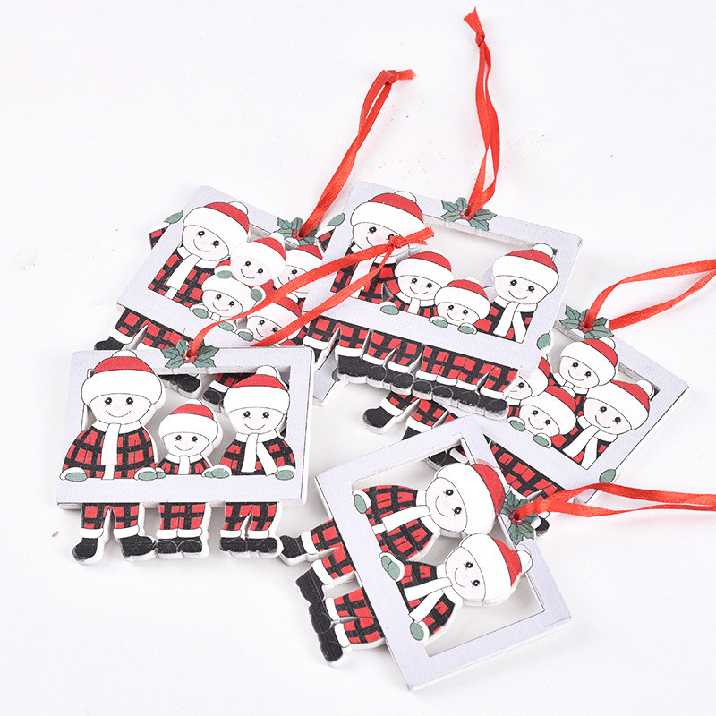 Jõuluripats DIY isiklikud pere jõulukaunistused koju Jõulupuu rippuv ornament Uusaasta 2023