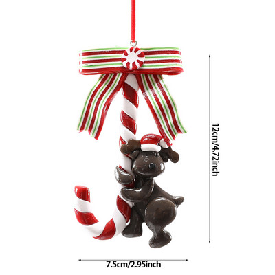 Ziemassvētku rotājumi Sarkani Ziemassvētku konfekšu spieķi konfektes Ziemassvētku eglītes piekaramie Kuloni Jaungada mājas dekors Navidad Bērnu rotaļlietas 2023