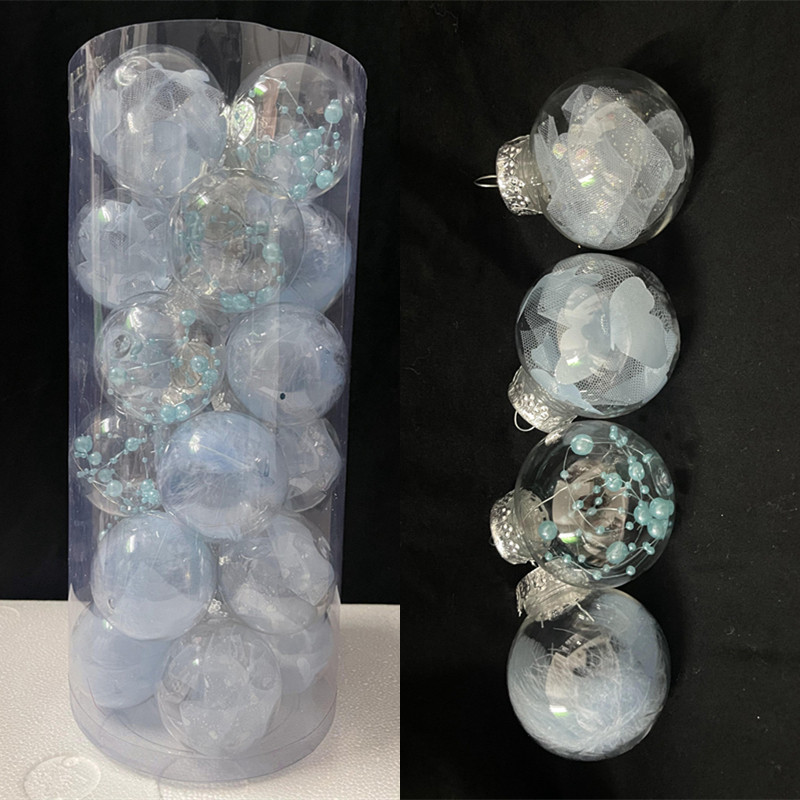 Jõulupallid Kodukaunistus 6cm Kuldne Jõulupuu kaunistus Roosa Ornamendipall Uusaasta Jõulupunane Dekoratiivpall