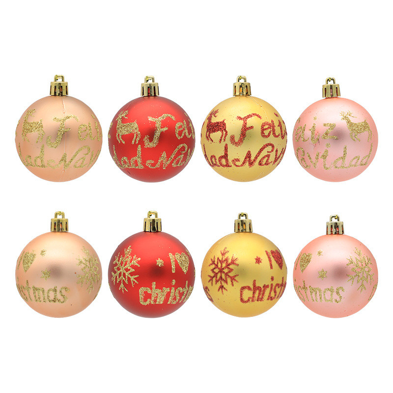 6 tk 6 cm jõulupallid ripatsiga jõulupuu kaunistused Häid jõulukaunistusi koju Jõulukink Navidad Uusaasta 2023