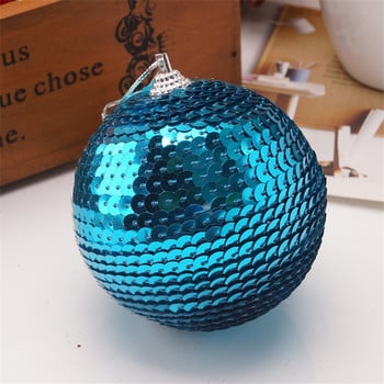 1Τμ 8cm Glitter Χριστουγεννιάτικη Μπάλα Χριστουγεννιάτικο Δέντρο Διακόσμηση Μπάλες Στολίδι Διακόσμηση Μπάλες Δέντρο Μενταγιόν