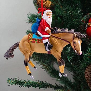1 τμχ Ντελικάτο ακρυλικό χριστουγεννιάτικο δέντρο κρεμαστά μενταγιόν με σχέδιο αλόγου Διακοσμητικά αλόγου Χειροτεχνίες Διακοσμήσεις για γιορτινό πάρτι 2022
