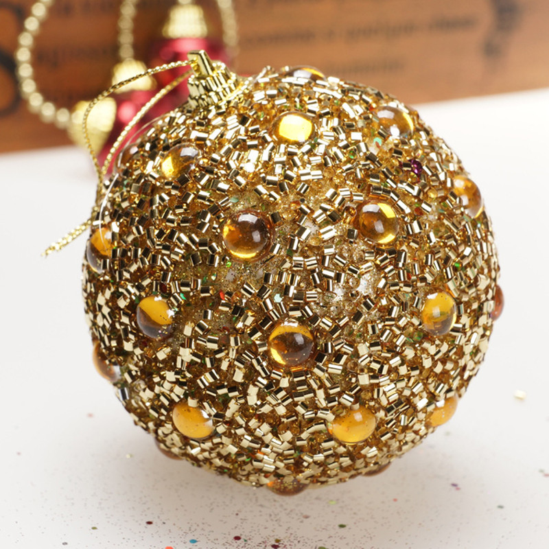 8 cm pärliga jõulupalli ornament rippuv ripatspall siseruumides uusaasta jõulupuu kaunistus kodu jõulukaunistus uusaasta kingitus Noel