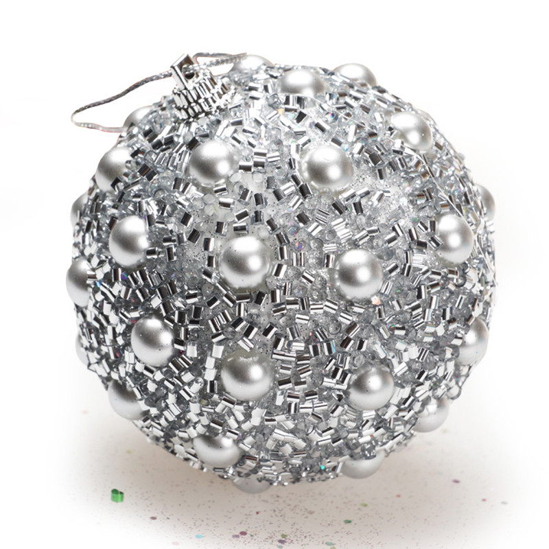 8 cm pärliga jõulupalli ornament rippuv ripatspall siseruumides uusaasta jõulupuu kaunistus kodu jõulukaunistus uusaasta kingitus Noel