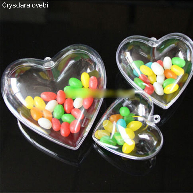 30 palli jõulukaunistused läbipaistvad plastpallid läbipaistvad jõulukaunistused südamekujuline romantiline puu aken pulmakingitus