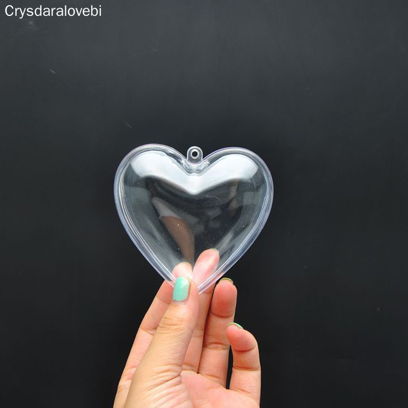 30 palli jõulukaunistused läbipaistvad plastpallid läbipaistvad jõulukaunistused südamekujuline romantiline puu aken pulmakingitus