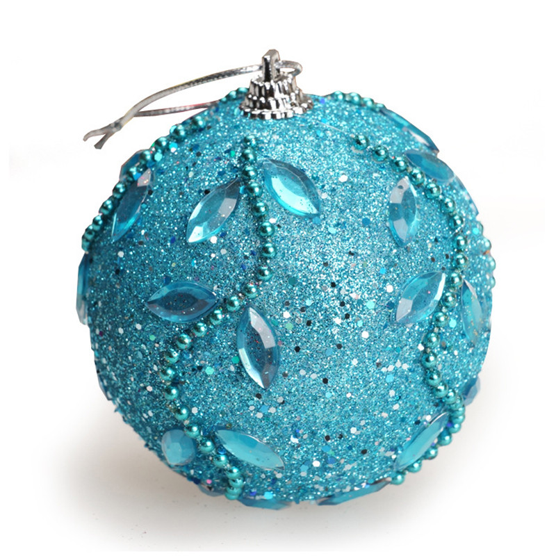 8 cm erinevat värvi jõulupallid jõulukuuseehted pallid jõulukaunistused rippuvad puuripatsid uusaasta kingitus Noel