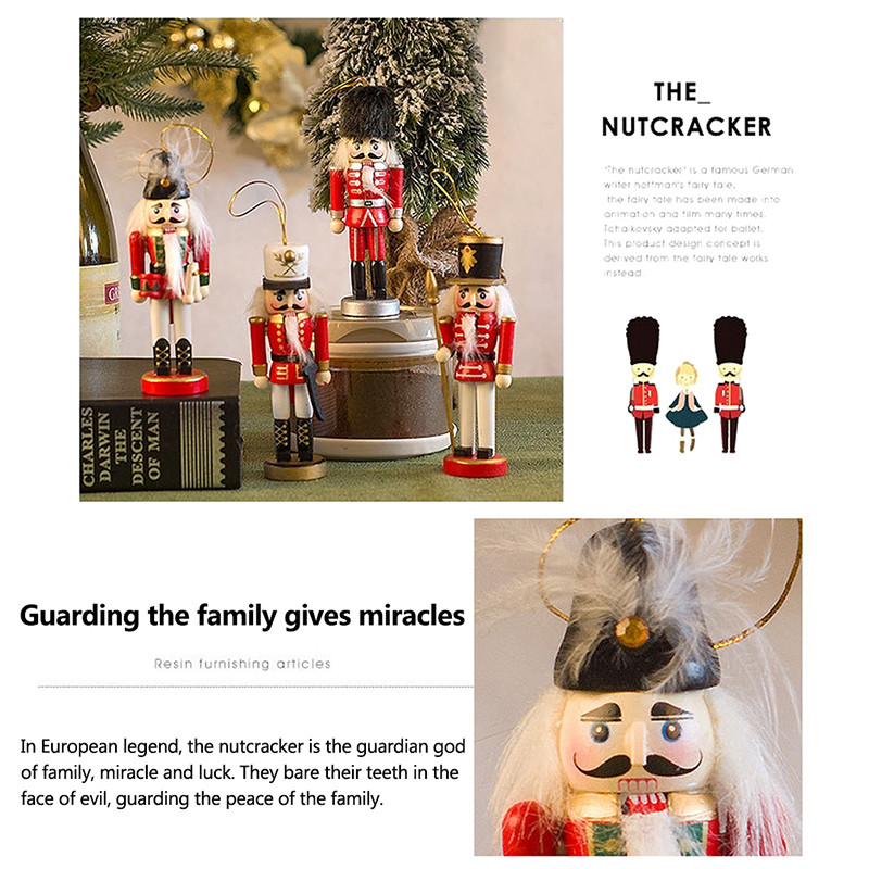 12-15 cm Pähklipureja sõduri jõulupuu kaunistused Navidad 2023 puidust mänguasjad lastele uusaasta kaunistused jõulukaunistus