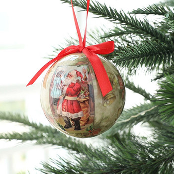 Κρεμαστό κρεμαστό χριστουγεννιάτικο δέντρο από αφρό μπάλας δημιουργικό αξεσουάρ για το νέο έτος Διακόσμηση εξώπορτας αγροικίας νέο