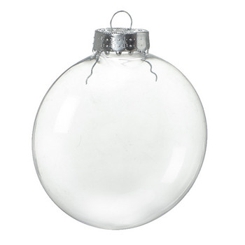 Διαφανές πλαστικό, άδειο μενταγιόν μπάλας, χριστουγεννιάτικα στολίδια με χριστουγεννιάτικο δέντρο με πολλά σχήματα, διακοσμητικά χειροτεχνίας